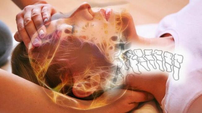 Changements dégénératifs dans les tranches vertébrales pour l'ostéochondose cervicale