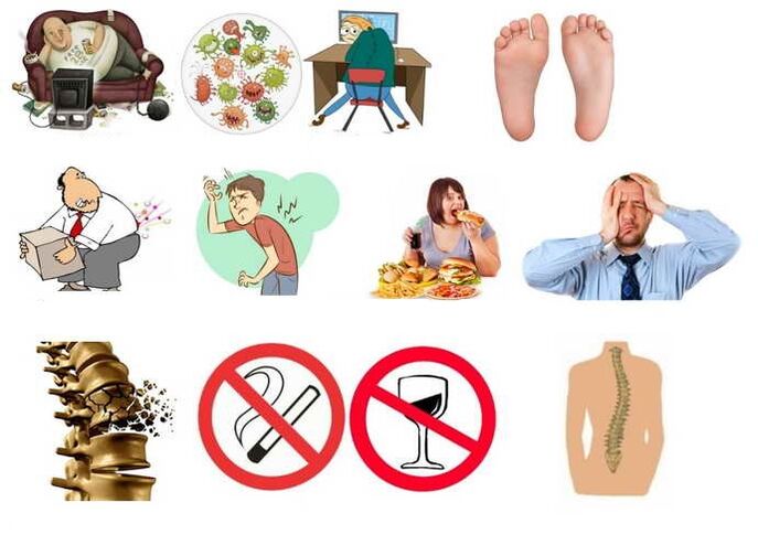De nombreuses causes d'ostéochondrose